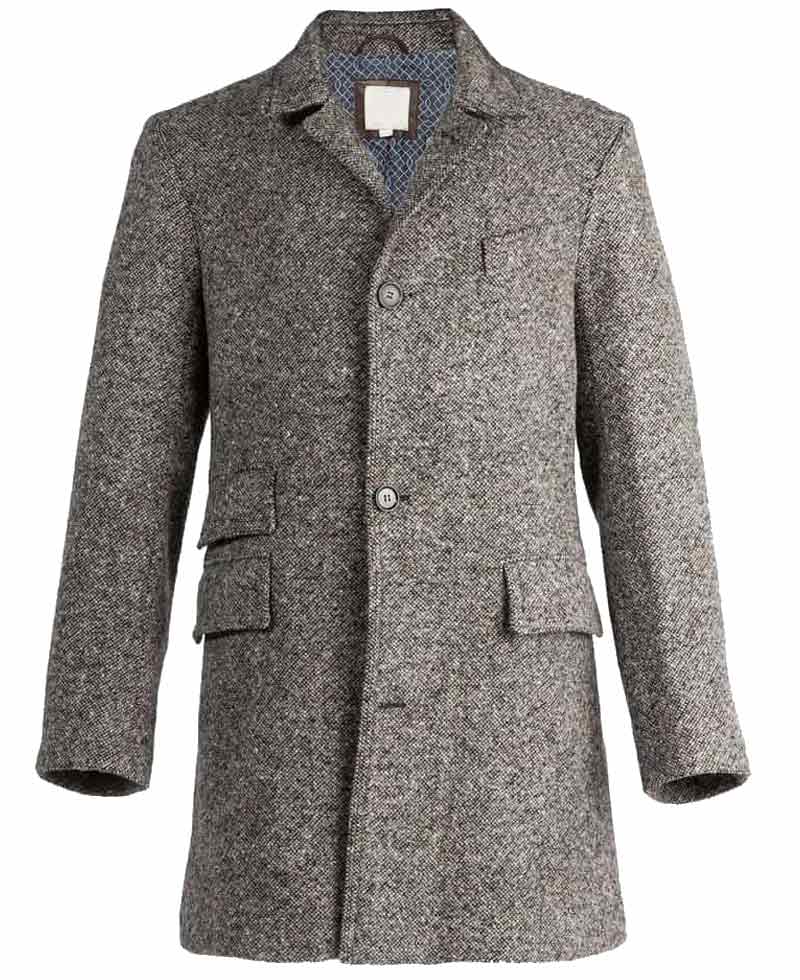 Ben Whishaw Spectre Grey Coat