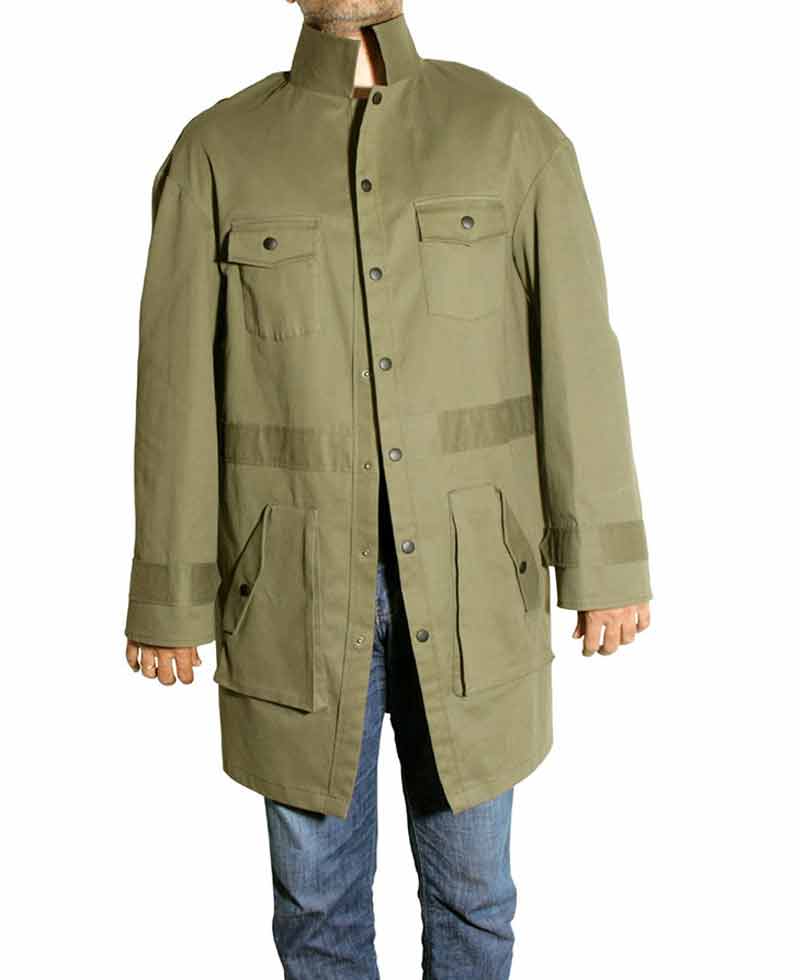Spider-Verse Peter B Parker Green Long Jacket