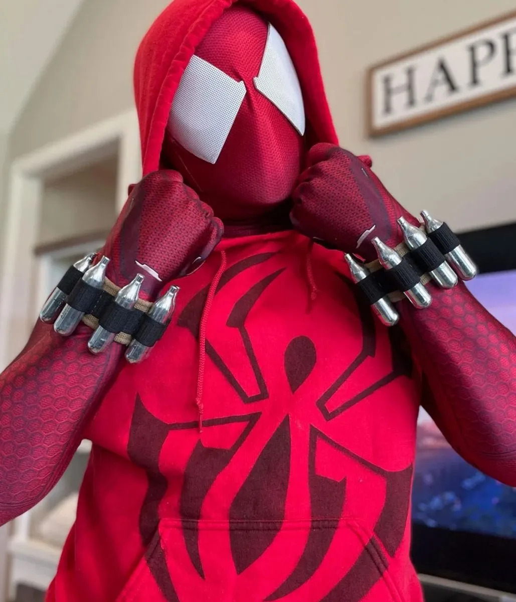 Spiderman Ben Reilly Scarlet Hooded
