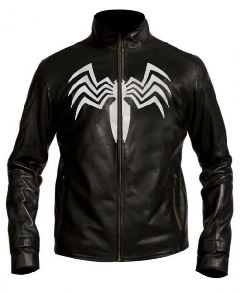 spiderman venom leather jacket