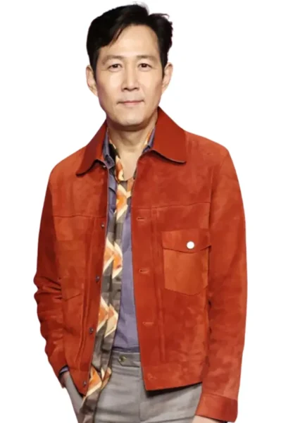 Squid Game S02 Seong Gi hun Brown Suede Jacket