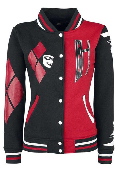 harley quinn varsity jacket