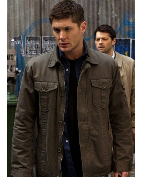 Dean Winchester Supernatural Jensen Ackles Green Jacket