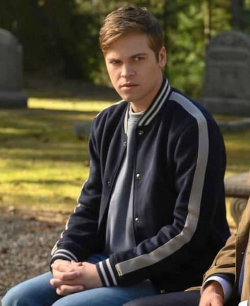 Alexander Calvert Supernatural Season 15 Bomber Jacket