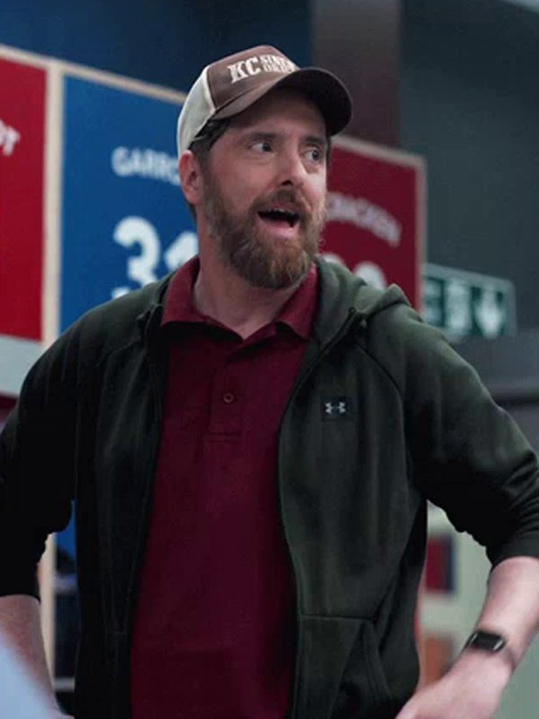 Ted Lasso Coach Beard Green Hoodie