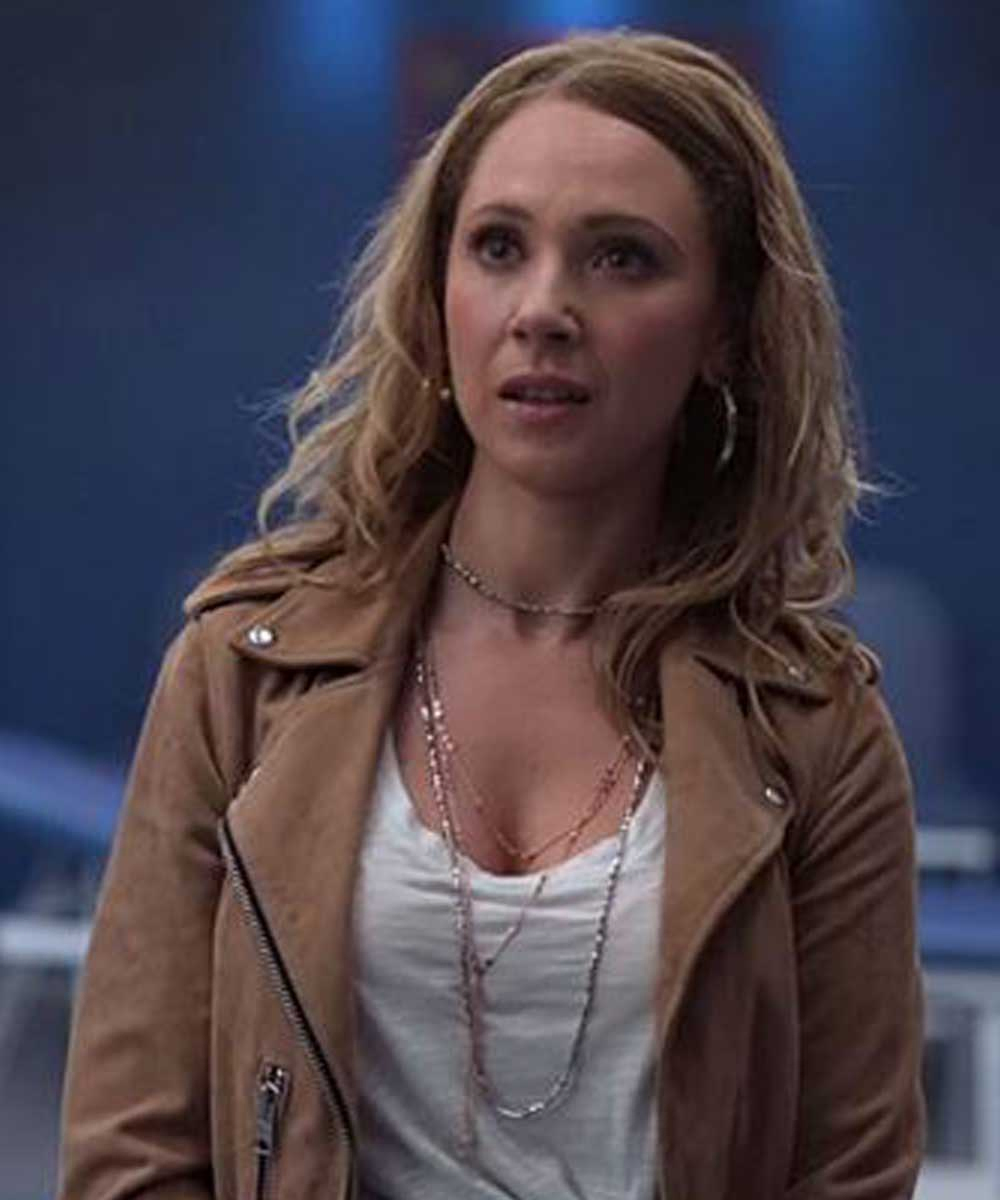 Ted Lasso Keeley Brown Leather Jacket