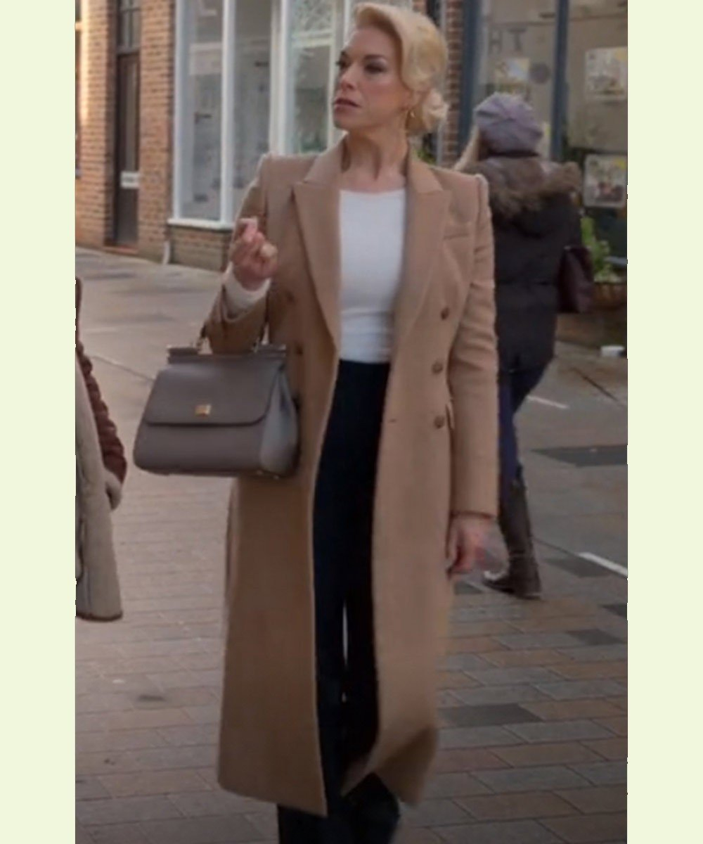 Ted Lasso S2 Rebecca Welton Brown Coat