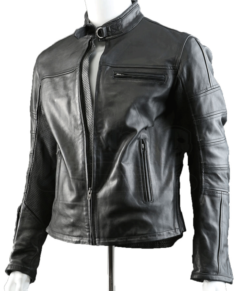 Terminator Genisys Jason Clarke Black Leather Jacket
