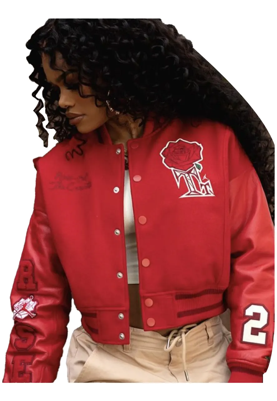 Teyana Taylor Jordan Red Jacket