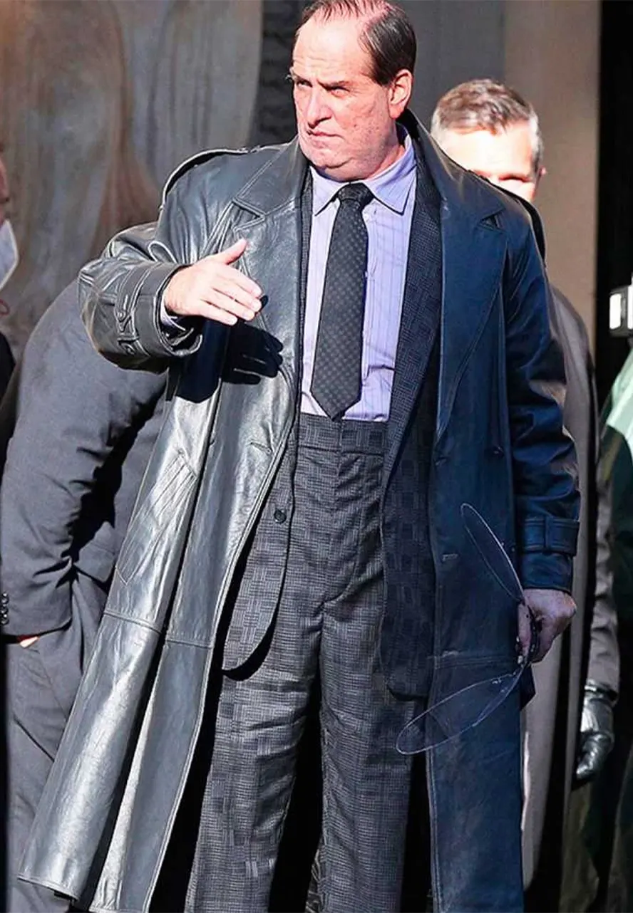 The Batman The Penguin Leather Coat