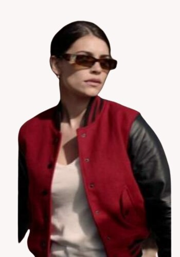 The Cleaning Lady 2022 Nadia Red Bomber Jacket