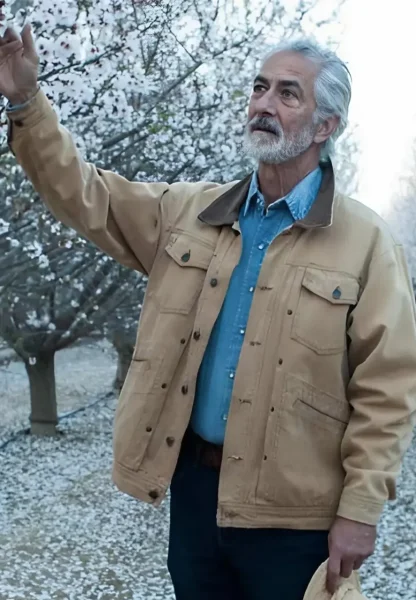 David Strathairn The Devil Has a Name Cotton Brown Jacket