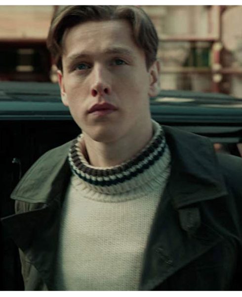 The King's Man Harris Dickinson Black Cotton Jacket