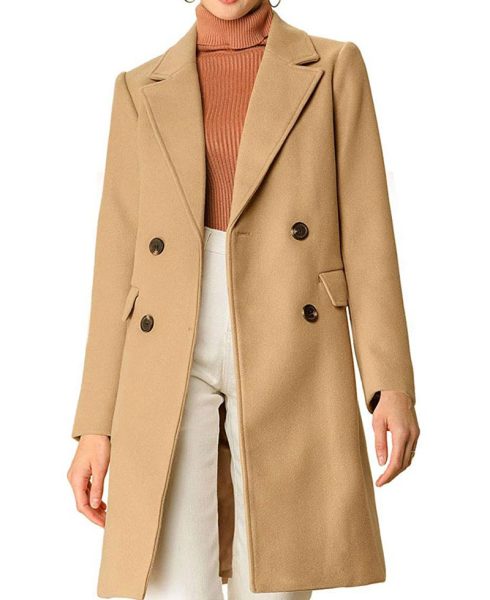 The Last Thing He Wanted Anne Hathaway Wool Coat