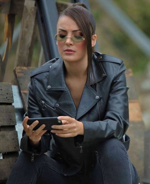 Irem Sak The Pit Black Leather Jacket