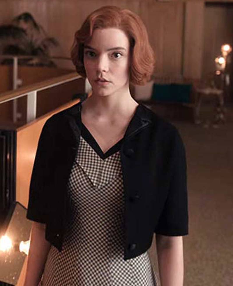 Anya Taylor Joy The Queen's Gambit Cropped Jacket