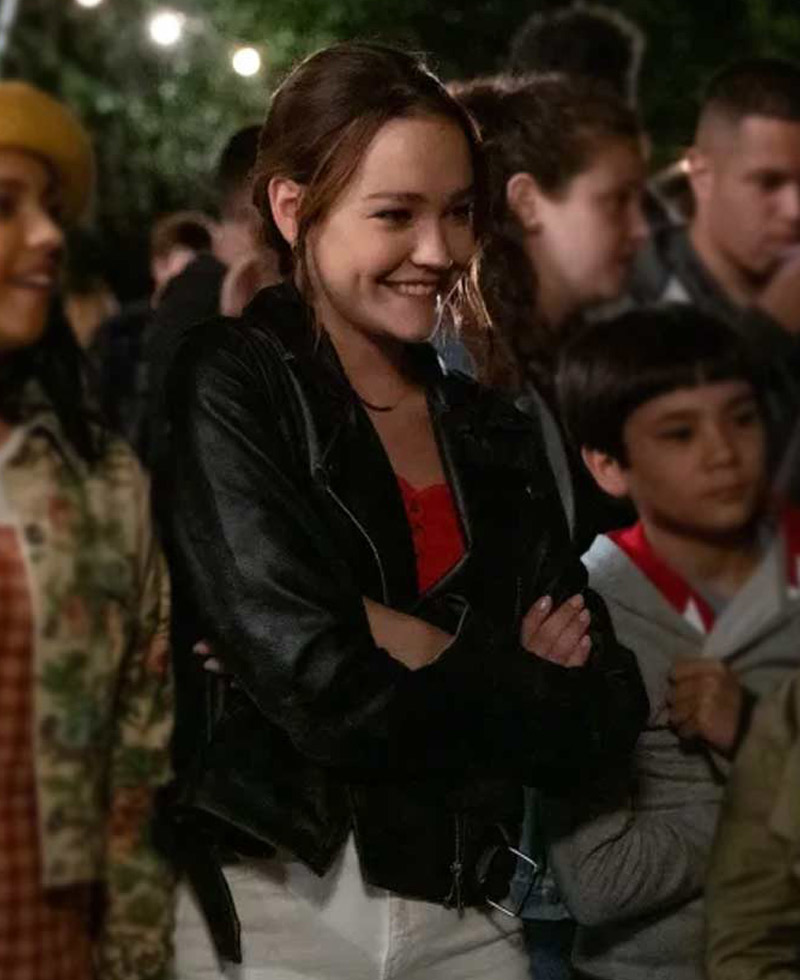 Sadie Stanley The Sleepover Leather Jacket