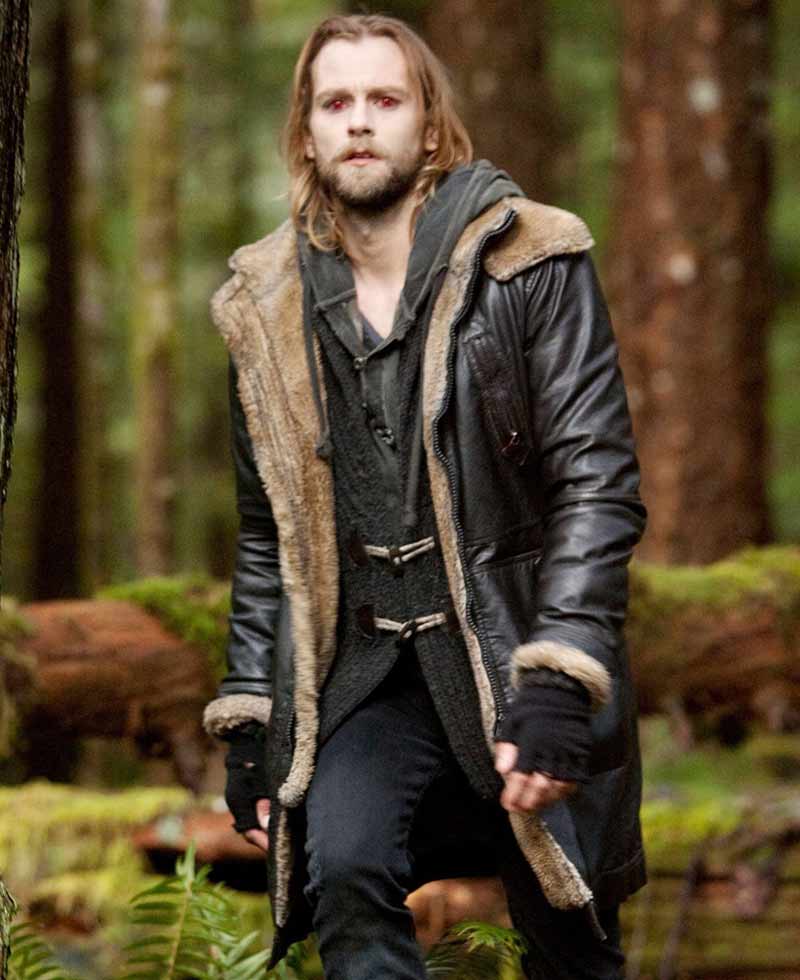 The Twilight Saga Breaking Dawn Joe Anderson Leather Coat