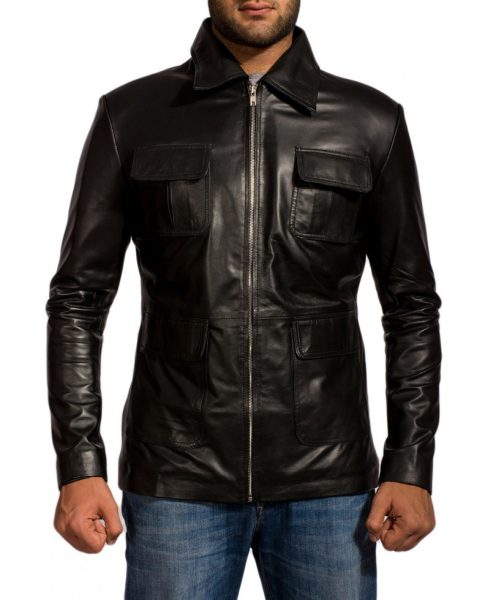 The Vampire Diaries Damon Salvatore Leather Jacket