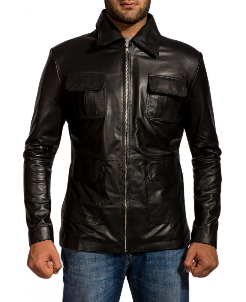 The Vampire Diaries Damon Salvatore Leather Jacket