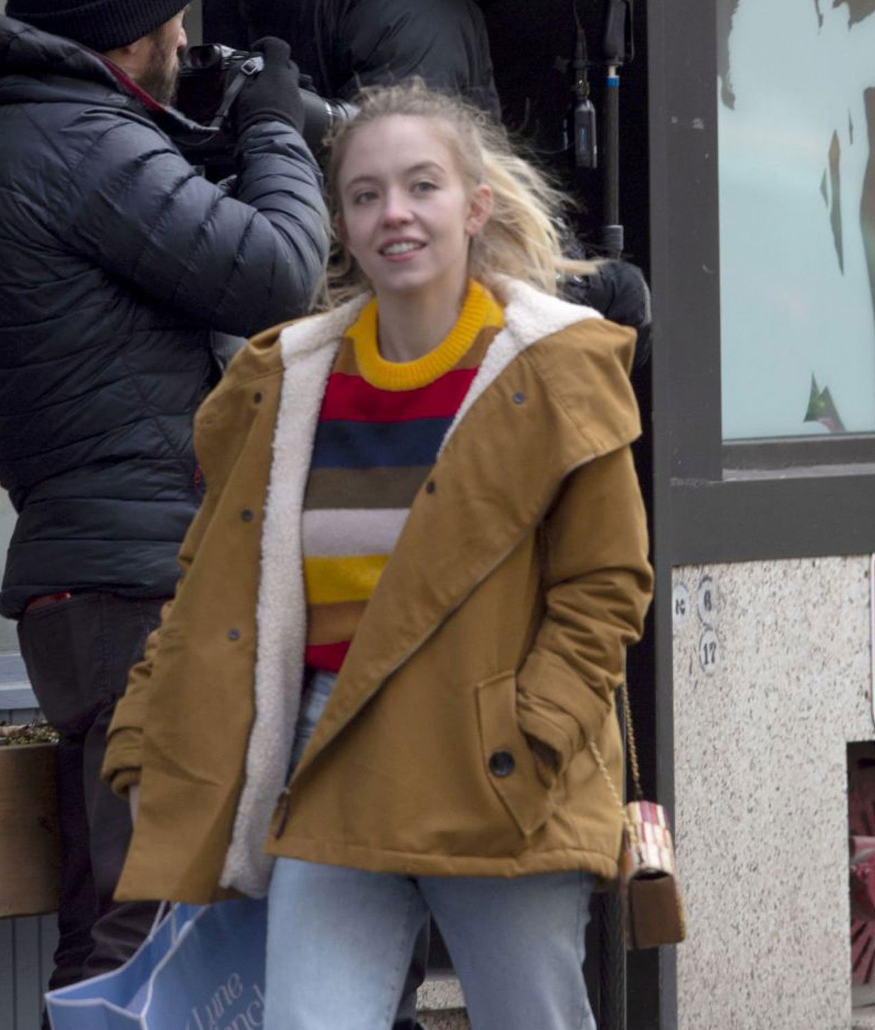 The Voyeurs Pippa Shearling Cotton Jacket