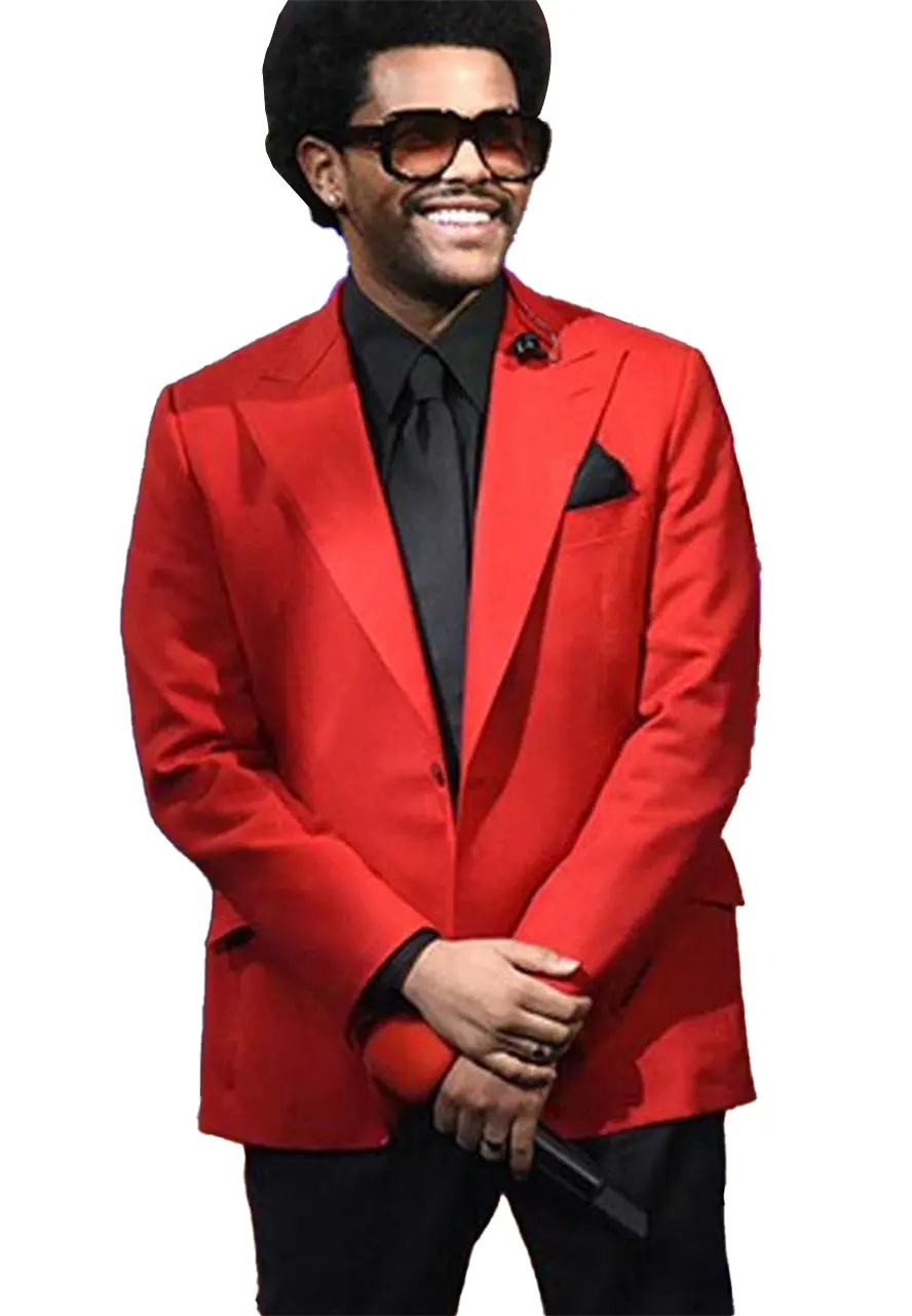 The Weeknd Blinding Lights Red Blazer