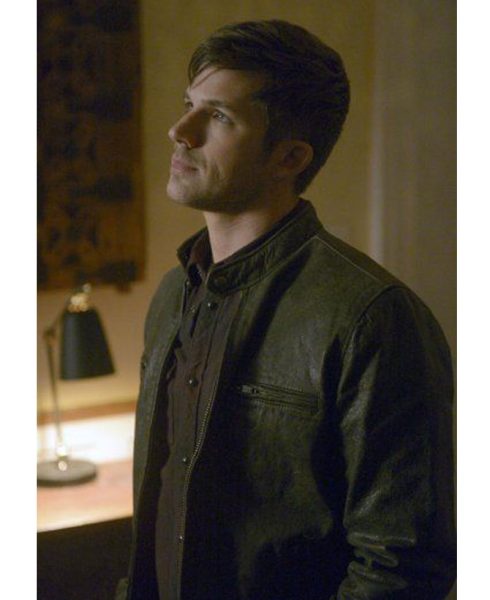 Timeless Matt Lanter Brown Leather Jacket