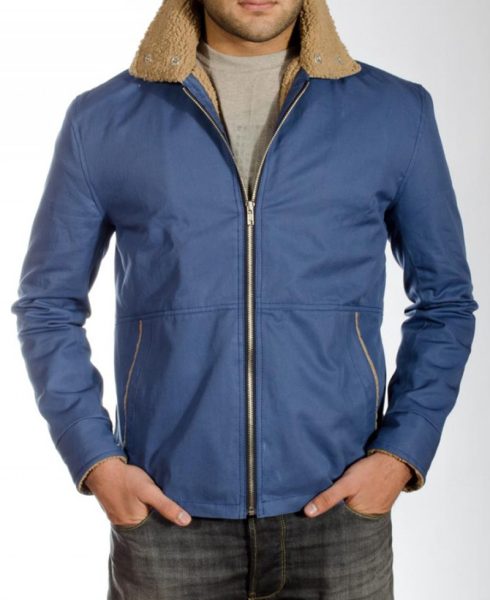 The Drop Bob Saginowski Jacket with Fur Collar