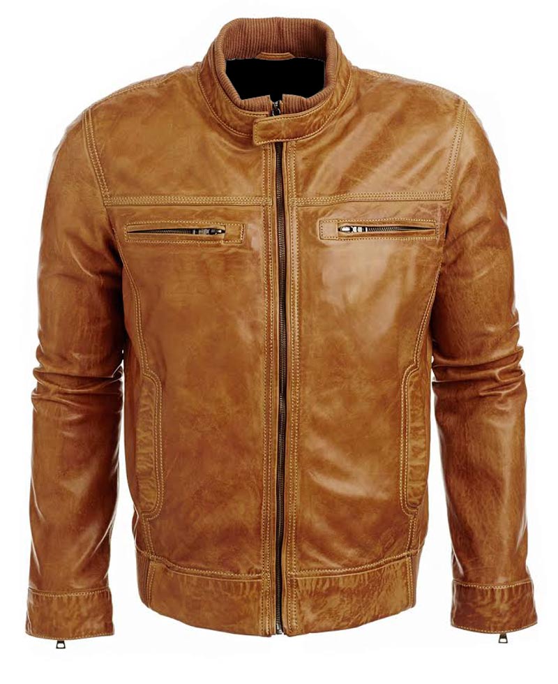 Arrow Tommy Merlyn Brown Leather Jacket