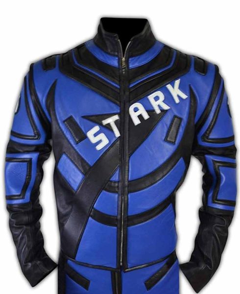 Iron Man 2 Tony Stark Biker Jacket