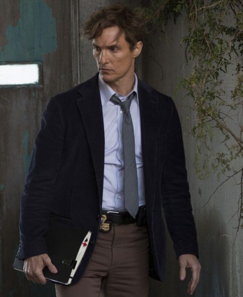 True Detective Matthew Mcconaughey Black Corduroy Jacket