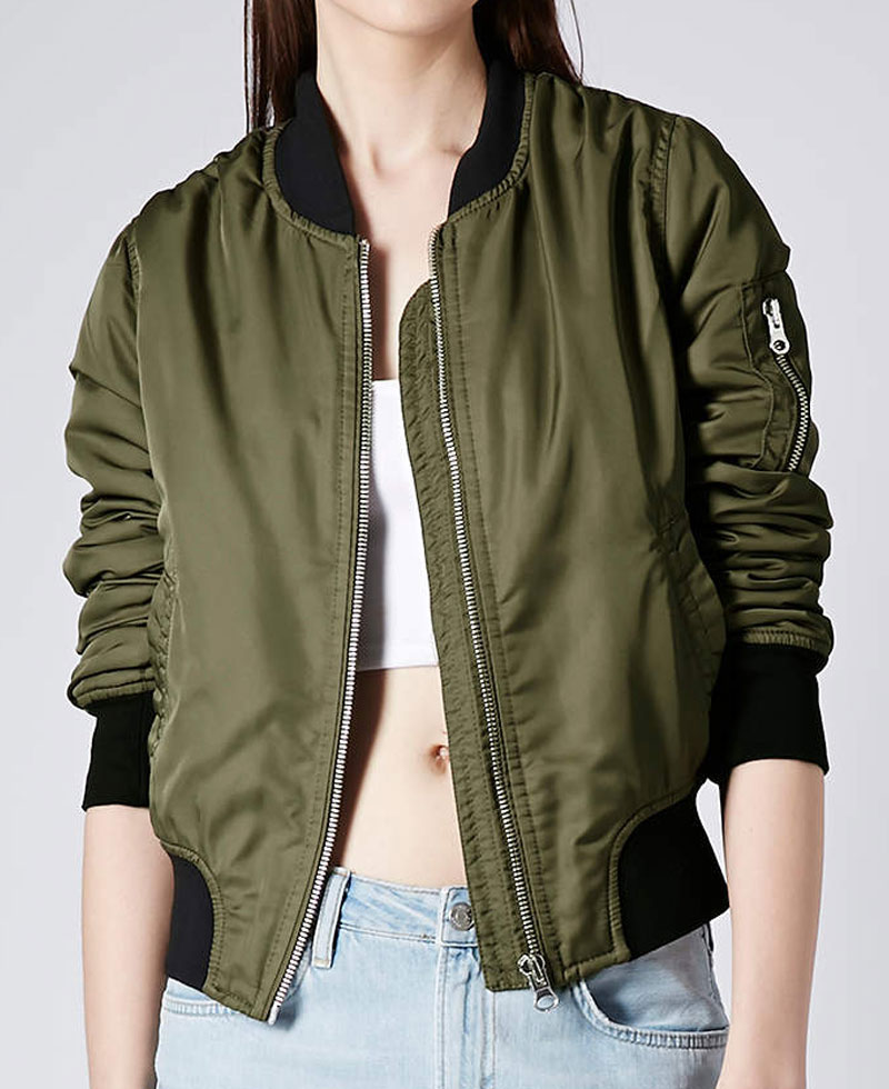 True Detective Rachel Mcadams Green Bomber Jacket