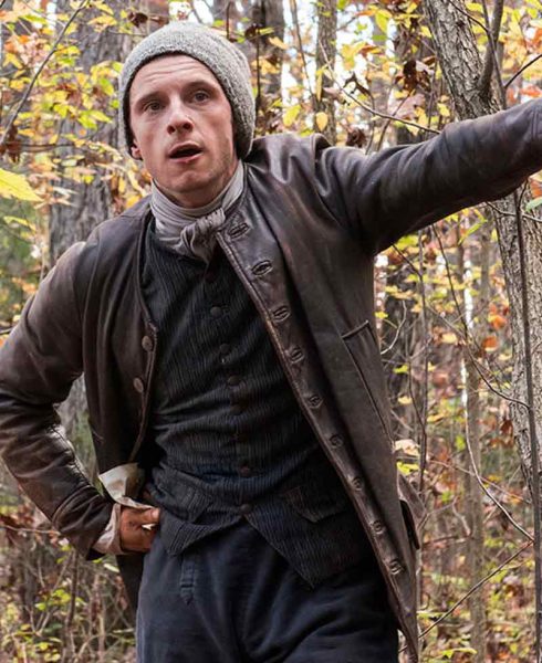 Turn Washington's Spies Jamie Bell Brown Leather Jacket