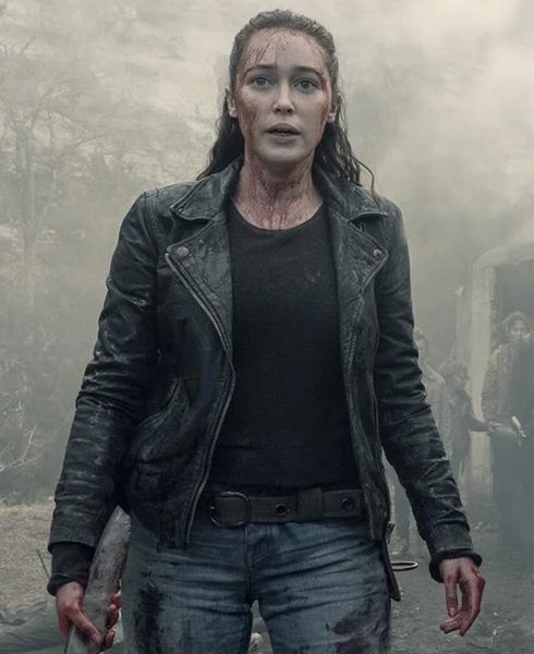 Alycia Debnam Carey Fear the Walking Dead Biker Leather Jacket
