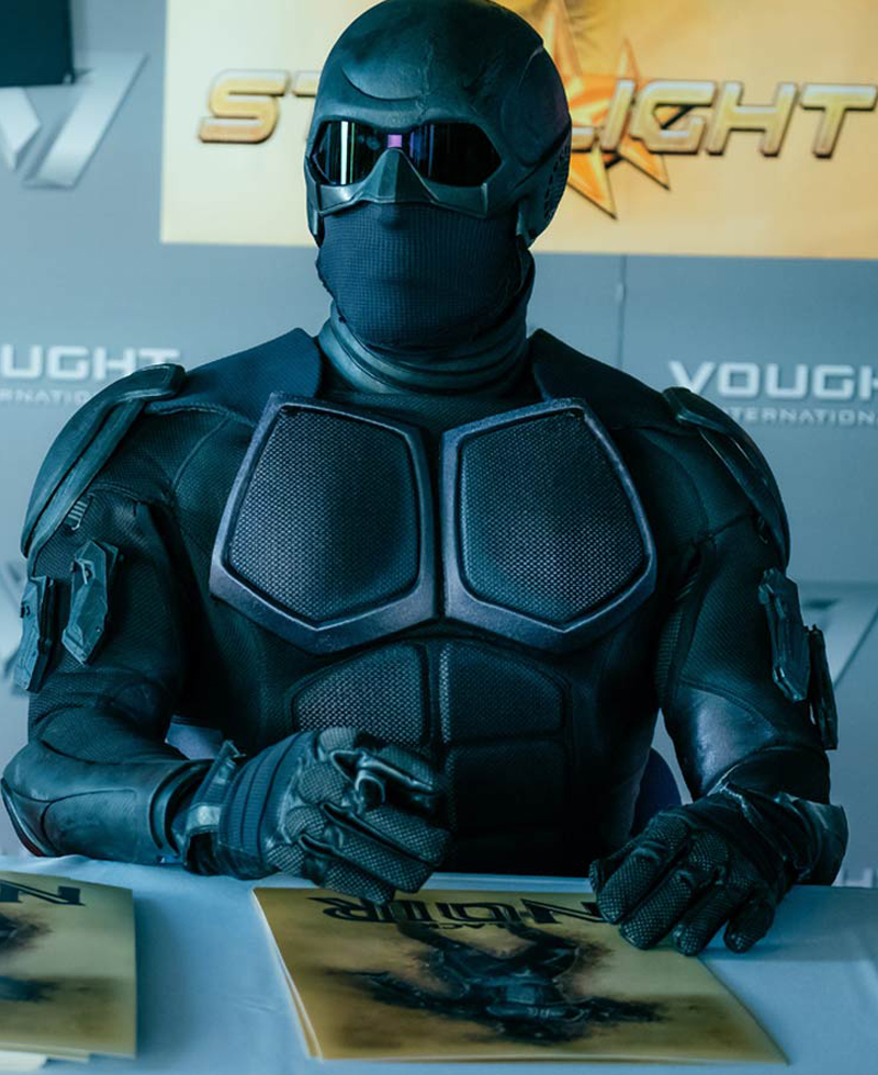 Black Noir The Boys Black Armored Jacket