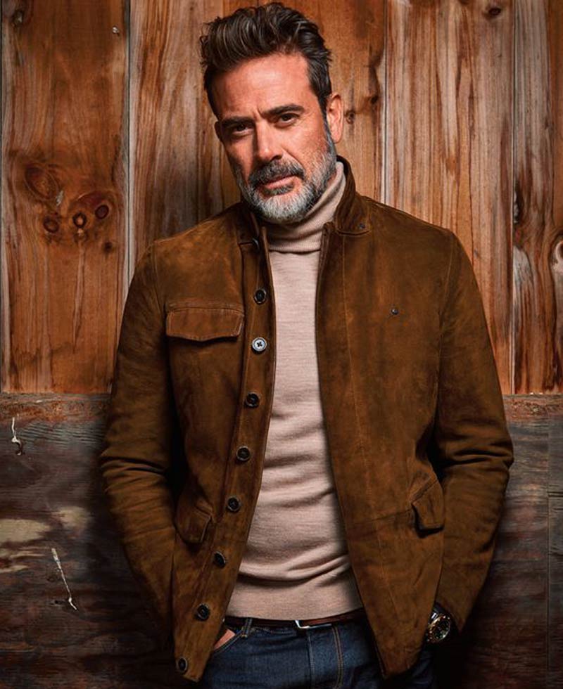 The Walking Dead Jeffrey Dean Morgan Brown Jacket