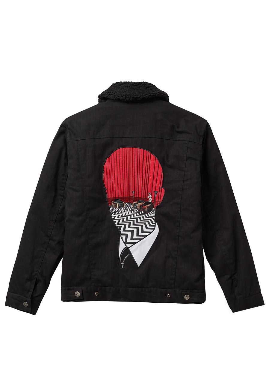 Twin Peaks Sherpa Collar Jacket