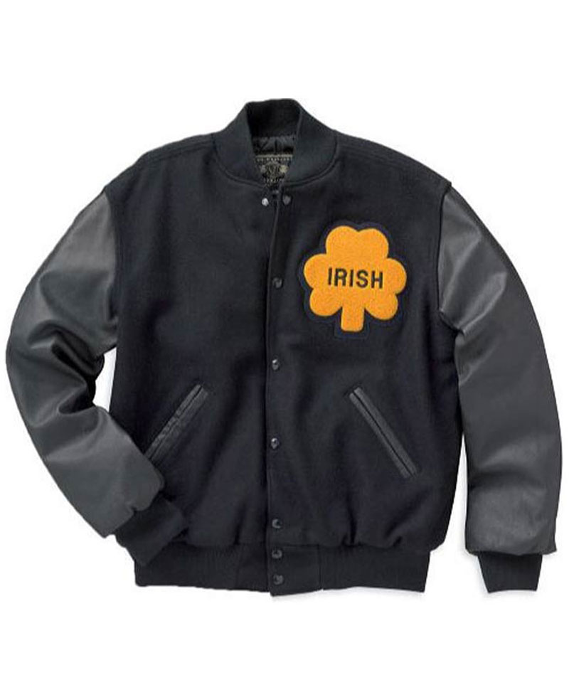 Notre Dame Rudy Irish Varsity Jacket
