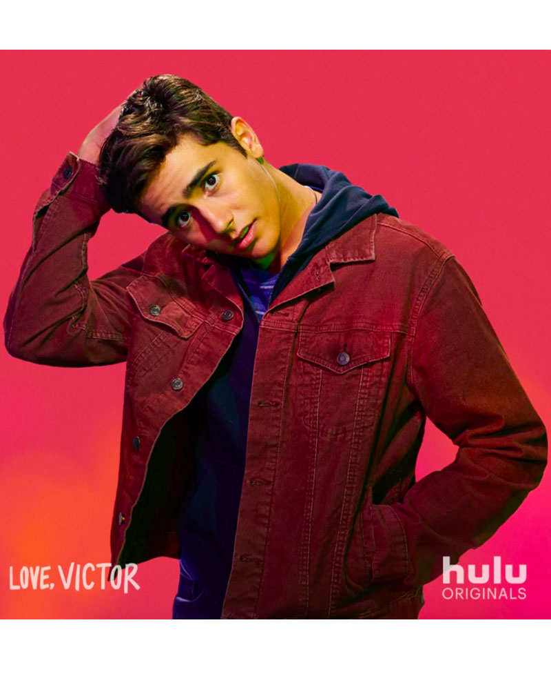 Michael Cimino Love Victor Burgundy Jacket