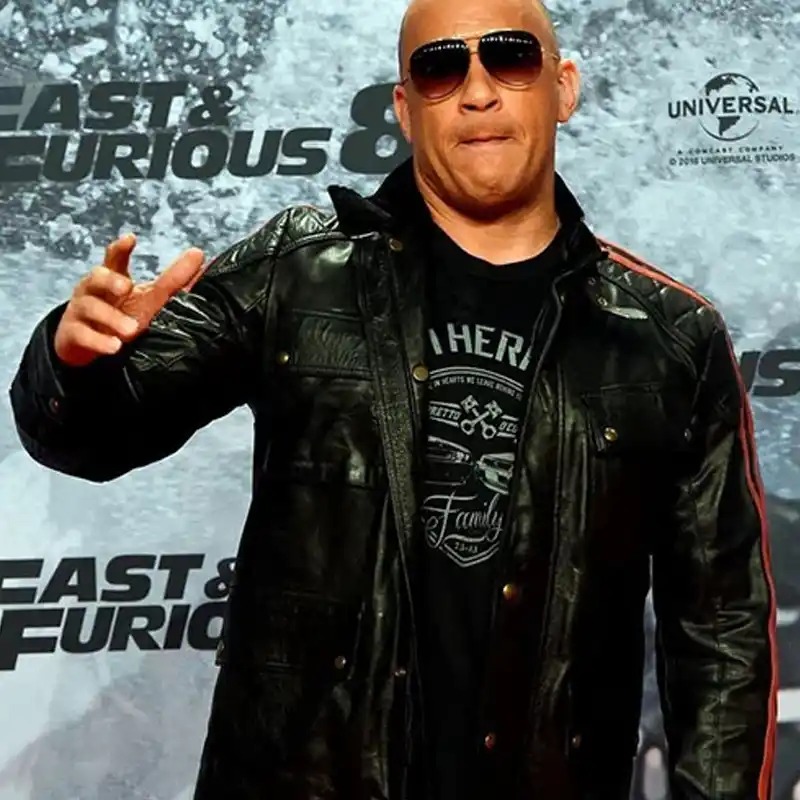 Vin Diesel Red Lining Jacket