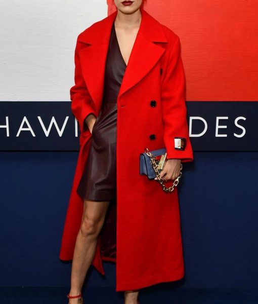 Wallis Day Red Long Coat