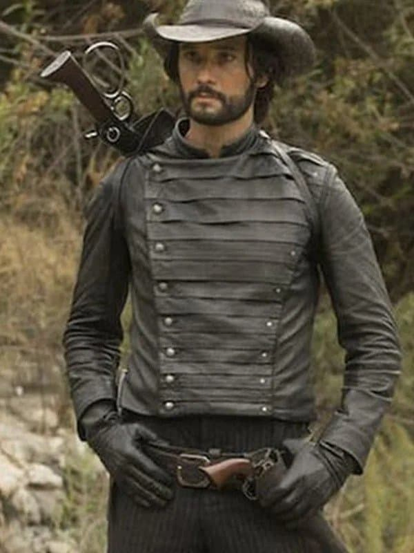 Westworld Hector Escaton Rodrigo Santoro Leather Jacket
