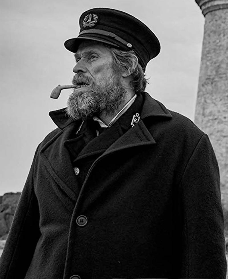 Willem Dafoe The Lighthouse Black Coat