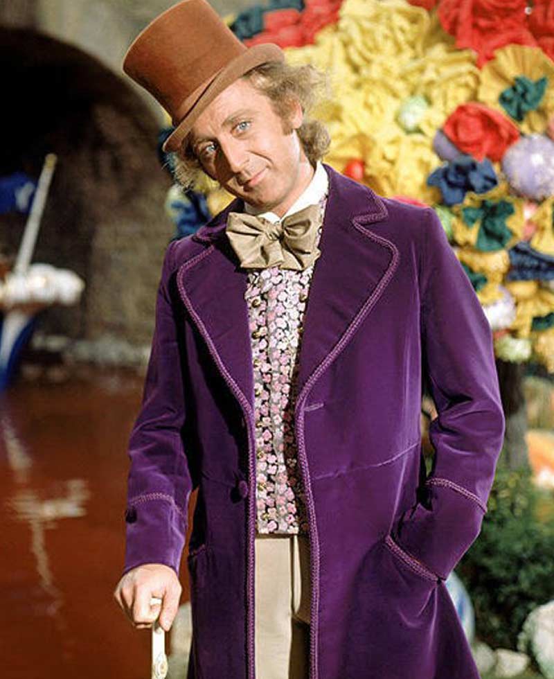 willy wonka coat