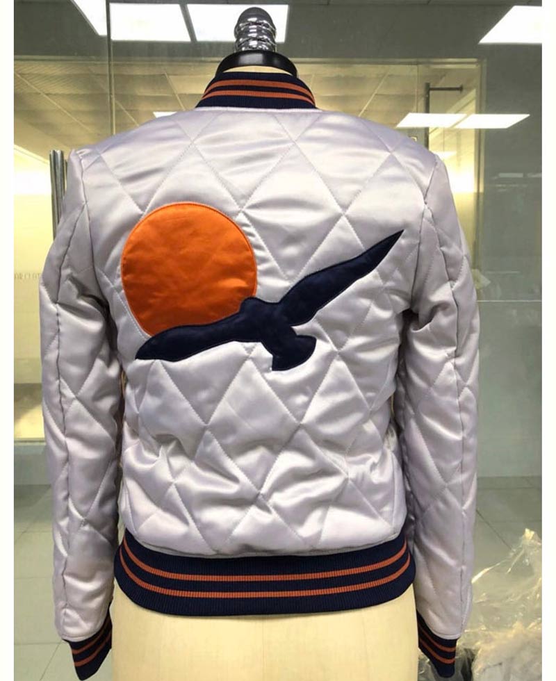 Women's 70s Silver Wings Quilted Jacket