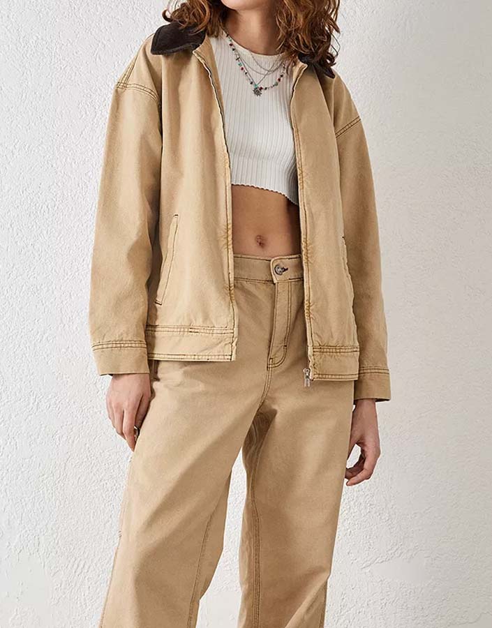 Women's Padded Cotton Canvas Jacket