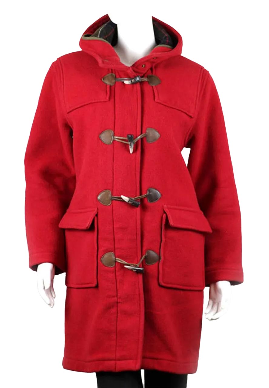 Women’s Red Duffle Coat