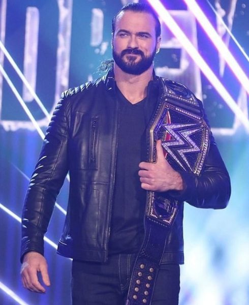 WWE Drew Mcintyre Padded Leather Jacket