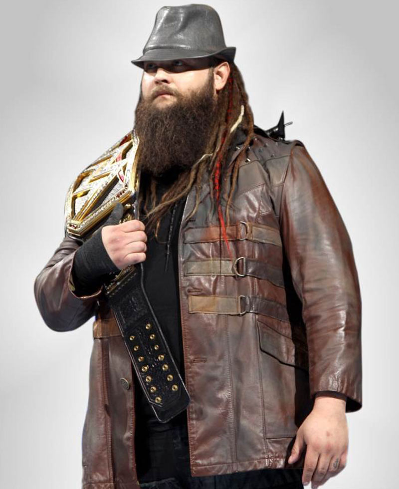 Bray Wyatt Brown Leather Jacket