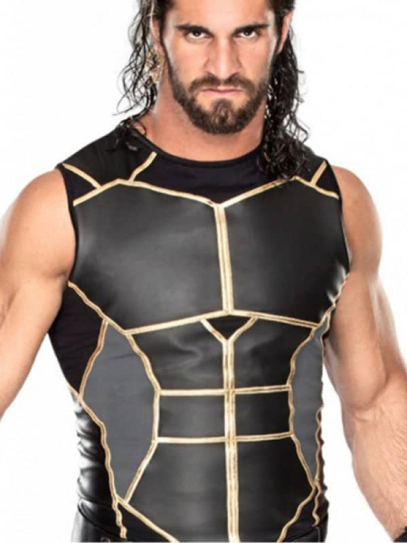 WWE Seth Rollins Leather Vest